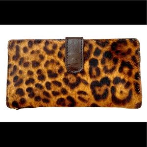 PATRICIA NASH Valentia II Leopard Wallet (Retail price= $119) EUC